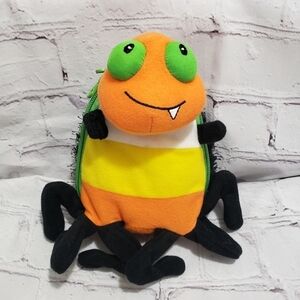 Hallmark Plush Spider 8" Pocket Pouch Card Treat Holder Candy Corn Year 2011